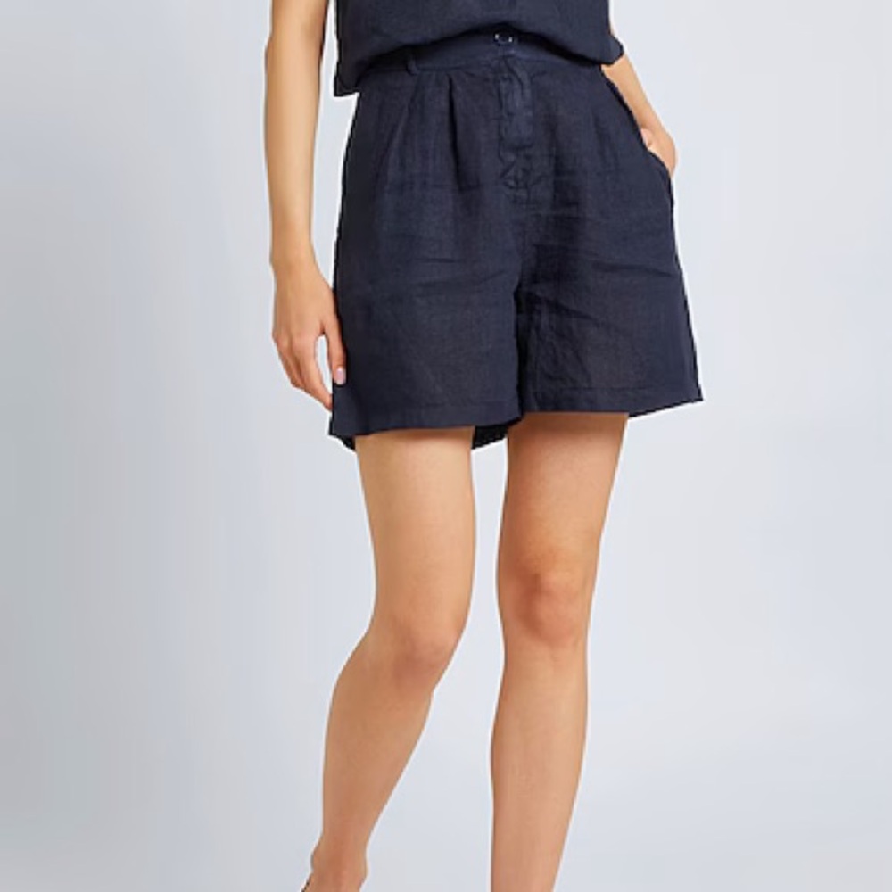 High Waist Black Women's Shorts
